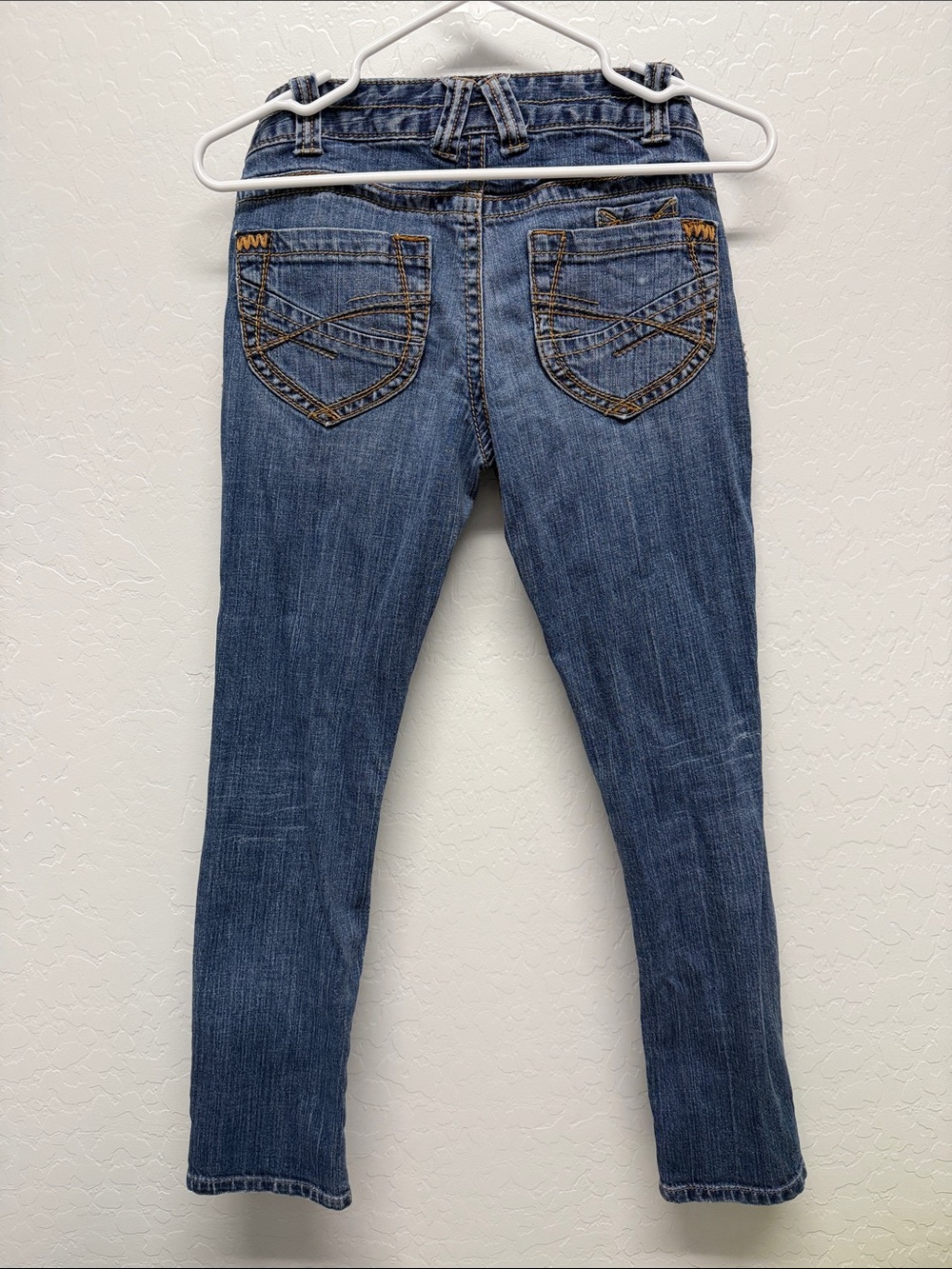 Aeropostale Women's Blue Faded Skinny Jeans